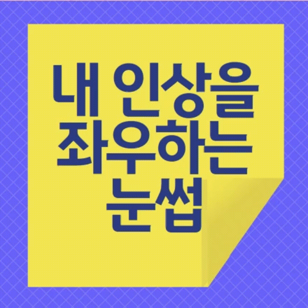 눈썹 변화 애니메이션