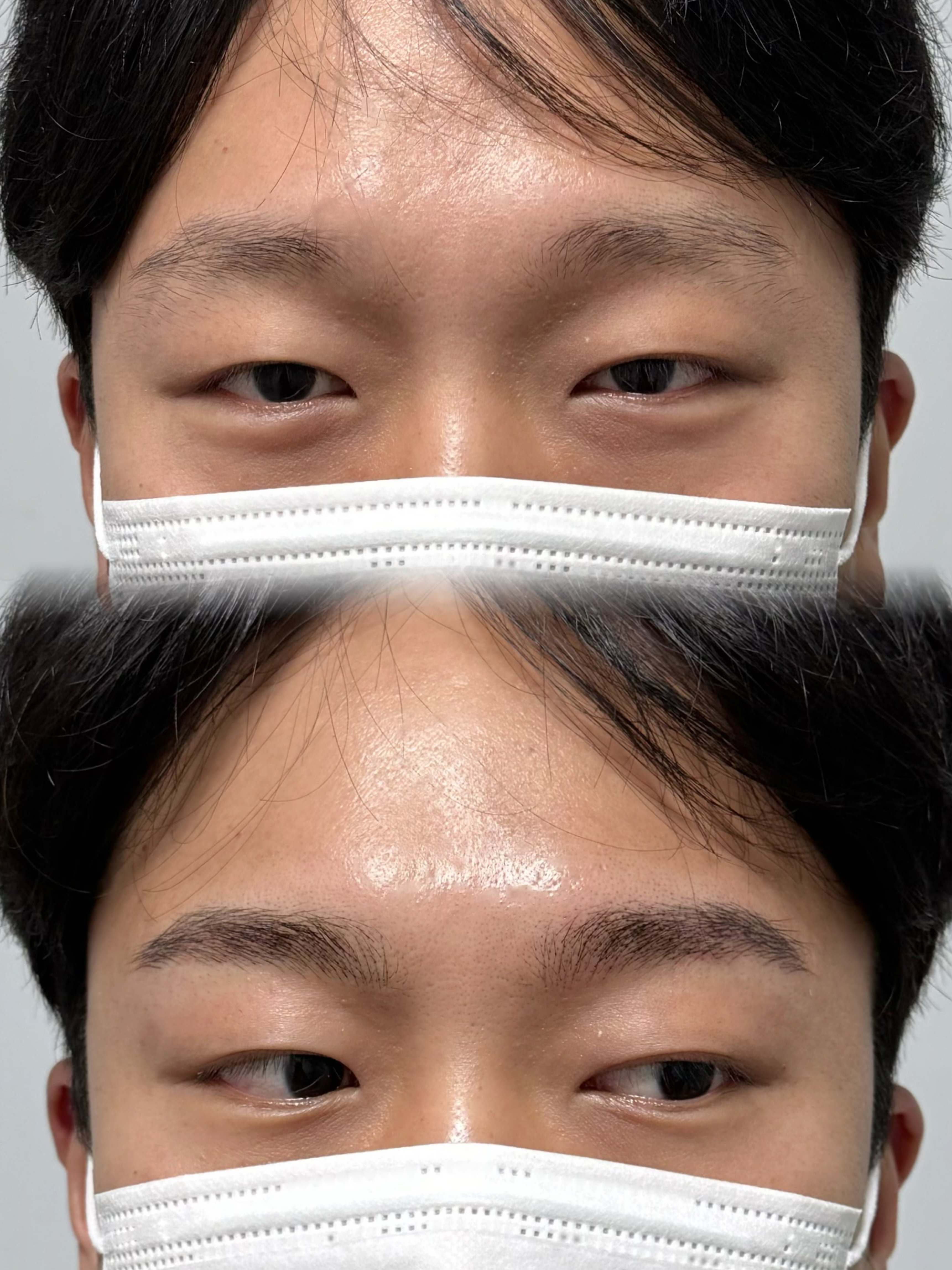 헤어 스트록 눈썹 예시 4